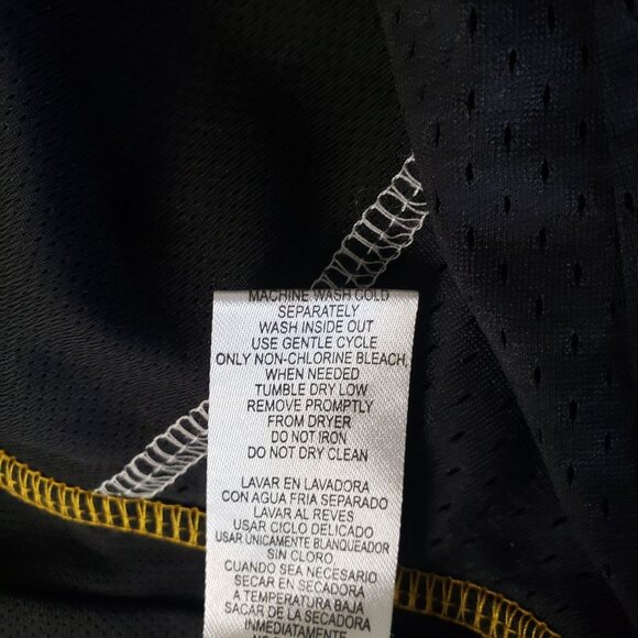 NFL Team Pittsburgh Steelers Youth T Shirt Black Yellow Size L Sports Athleisure - Picture 6 of 6